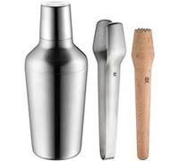 Wmf 636836030 bar set de 5 pièces matriochka cromargan inoxydable hêtre cadeau passe au lave-vaisselle, acier inoxydable, transp acier inoxydable G