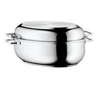 WMF Profi Plus - Rôtissoire avec couvercle à double fonction, compatible avec l'induction et le four, 8,5L en acier inoxydable Chromargan