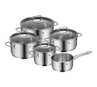 WMF Ensemble de casseroles Astoria 780556040, 5 pièces – casseroles 16/20/24 cm, poêles 20/16 cm