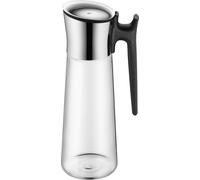 WMF Basic Carafe à eau avec poignée 1,5 litre, Carafe en verre avec couvercle 1,5 l, Couvercle en silicone, Fermeture CloseUp