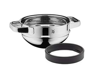 WMF Bol mélangeur empilable 16,5 cm, acier inoxydable Cromargan poli, passe au lave-vaisselle, capacité 0,085 L, pour bain d'eau et préparation de plats et sauces