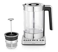 WMF Lono 0413160011 bouilloire 1,7 L 3000 W Noir, Acier inoxydable, Transparent