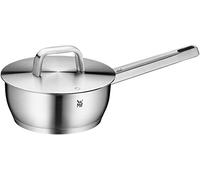 WMF Casserole Iconic 18 cm, couvercle en acier inoxydable de qualité supérieure, Cromargan® robuste : acier inoxydable 18/10, poignée thermorégulatrice, graduation intérieure intégrée, large bord