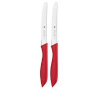 WMF Classic Line Couteau à pain set de 6 pièces, 23 cm, couteau à légumes à double tranchant ondulé, lame en acier spécial, manche en plastique