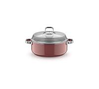 WMF Cocotte avec couvercle en verre FUSINTEC MINERAL PRO 6ml/28cm Rose Quartz baie