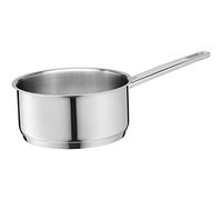 WMF Compact Cuisine casserole 16,5 cm sans couvercle, petite casserole 1,5 l, pot à lait induction, petite casserole, acier inoxydable Cromargan poli, casserole à pâtes avec graduation interne, non r