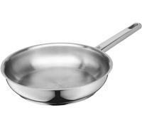 WMF Compact Cuisine Poêle à frire pour induction 24 cm, en acier inoxydable Cromargan non revêtu, poignée en acier inoxydable, passe au four