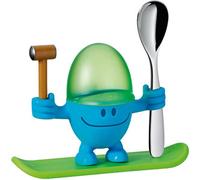 Coquetier MCEGG bleu avec cuiller a oeufs