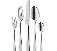 WMF Denver Set de couverts 6 personnes, 30 pièces, couteau monobloc, Cromargan acier inoxydable poli, brillant, lavable au lave-vaisselle