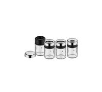 WMF Depot Set de salières et poivrières 4 pièces 9,5 cm Verre/Cromargan