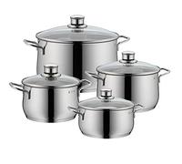 WMF Diadem Plus 730049990 Lot de 4 casseroles Cromargan Argenté