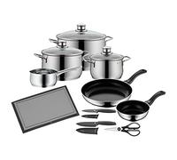 WMF Set de 6 pièces Diadem Plus – Cromargan inox poli, bords verseurs, induction, lave-vaisselle