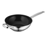 WMF - Durado - Poêle à wok - 28 cm - Revêtement en acier inoxydable - Passe au four