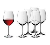 WMF Easy Plus Lot de 6 verres à vin de Bourgogne, 700 ml, verre cristal, lavable au lave-vaisselle, transparent