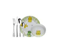 WMF Ensemble de couverts pour enfants 6 pièces Safari Crogargan / Multicolore multicolore