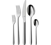 WMF Flame Set de couverts 6 personnes, 30 pièces, lame de couteau insérée, Cromargan protect acier inoxydable poli, brillant, résistant aux rayures, adapté au lave-vaisselle