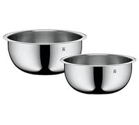 WMF Function Bowls Lot de 2 saladiers de cuisine empilables en acier inoxydable Cromargan Ø 22 et 24 cm