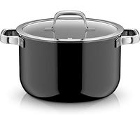 WMF Fusiontec Mineral Pro 0518665290 Faitout avec couvercle, 24 cm, matériau résistant aux rayures, convient à tous les types de feux, fabriquée en Allemagne, noire