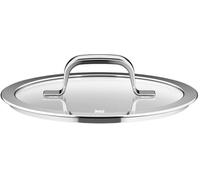 WMF Fusiontec Mineral Pro 0520075290 Couvercle en verre avec poignée en acier inoxydable, passe au four jusqu'à 180 °C, passe au lave-vaisselle 20 cm