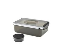 WMF gâteau salade de minis to Go Boîte avec récipients pour vinaigrette, argent