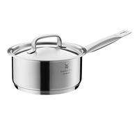 WMF Gourmet Plus casserole 16 cm, petite marmite avec couvercle en métal avec ouverture vapeur, petite marmite 1,4 l, induction, marmite à pâtes Cromargan acier inoxydable mat, détartrage interne