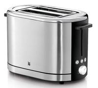 WMF Grille-pain, 2 fentes grande taille, 900 W, 7 niveaux de brunissage, Réchauffe viennoiserie, Inox 18/10 Cromargan, LONO 0414090011