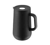 WMF Impulse Bouteille isotherme noire 1 l pour thé ou café - Fermeture à pression - Garde les boissons froides et chaudes pendant 24 heures