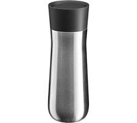 WMF Impulse Gobelet isotherme 350 ml avec fermeture automatique, ouverture à 360 °, garde les boissons chaudes pendant 8h / 12h froides, argenté