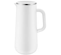 WMF Impulse Bouteille Isotherme, 1 l, pour café ou thé, Fermeture à vis, Garde Les Boissons Froides et Chaudes Pendant 24 Heures, pour café ou thé, Blanc, Acier Inoxydable, Plastique