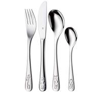 WMF Couverts pour enfant SAFARI 12.8002.6040 – Inox 4 pièces, compatibles lave-vaisselle