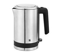 WMF KITCHENminis Bouilloire électrique, Ultracompacte 0,8 L sans fil, Design élégant, Inox Cromargan haute qualité, Montée en température rapide 1800W 0413140011