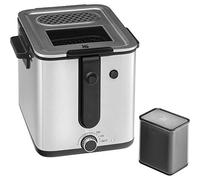 WMF KITCHENminis Friteuse + coupe-frites, Frites maison, Mini friteuse, Sécurisée, Quantité d'huile réduite, Filtre anti-odeur intégré, Température entre 150 et 190°C, Acier inoxydable 0415490011