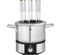 WMF Lono Fondue Appareil à fondue 1400 W 8 fourchettes à fondue, avec réglage manuel de la température Cromargan
