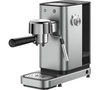 WMF Lono Silk Machine à expresso - Machine à expresso avec porte-filtre en acier inoxydable avec pression de 15 bars, Crema Assist & mousseur à lait, compacte et élégante au design anti-traces de