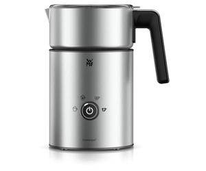 WMF Lono Silk Milk & Choc Mousseur à lait électrique, 650 W, machine à cacao, bouilloire à lait, effet anti-traces de doigts, pour mousse de lait chaud, froid, chocolat chaud, lait de vache et lait