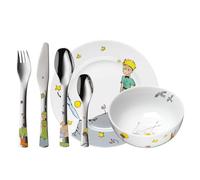 WMF Lot de 6 couverts pour enfant Le Petit Prince - En acier inoxydable avec gravure personnalisée - Couverts pour enfants passent au lave-vaisselle - Cadeau de naissance ou de baptême
