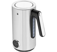 WMF Lumero Bouilloire électrique avec réglage de la température 1,6 l, filtre anti-calcaire en acier inoxydable, 3000 W, socle lumineux, acier inoxydable mat
