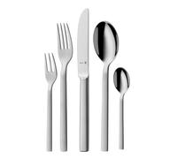 WMF Lyric Plus set de couverts pour 12 personnes, 66 pièces, 60 pièces avec couverts de service, couteau à manche creux, Cromargan protector partiellement mat, résistant aux rayures