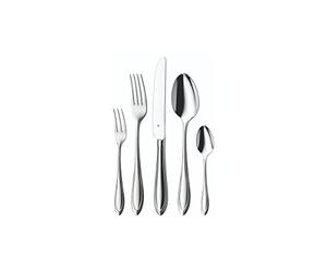 WMF Ménagère Verona 6 personnes, 30 pièces, couteau monobloc, acier inoxydable poli Cromargan, brillant, passe au lave-vaisselle