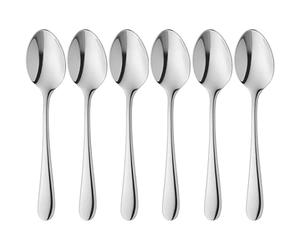 WMF Merit ensemble de cuillères à expresso 6 pièces, 10,8 cm, cuillère à expresso Cromargan Protect en acier inoxydable poli, petites cuillères résistantes aux rayures, lavables au lave-vaisselle