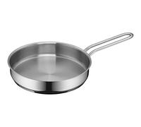 WMF Mini poêle à frire 18 cm, acier inoxydable poli Cromargan, non revêtue, induction, empilable, idéale pour les petites portions ou les ménages individuels