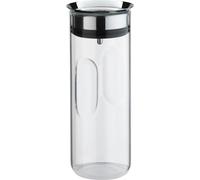 WMF Motion Carafe à eau 0,8l, hauteur 24 cm, carafe en verre, couvercle en silicone, fermeture CloseUp, poignée encastrée, compatible lave-vaisselle