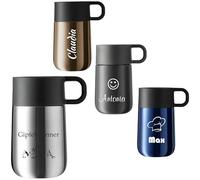 WMF Mug de voyage avec gravure personnalisée - Gobelet isotherme en acier inoxydable, 300 ml, personnalisable