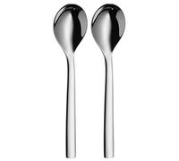 WMF Nuova Lot de 2 cuillères à céréales, 16,5 cm, cuillères à Yaourt, cuillères à céréales, en Acier Inoxydable Cromargan, cuillères à café, cuillères à café polies, passent au Lave-Vaisselle