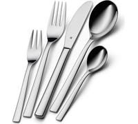 WMF Palermo set de couverts, 12 personnes, 60 pièces, couteau monobloc, Cromargan acier inoxydable poli, brillant, lavable au lave-vaisselle