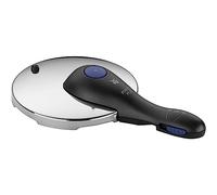 WMF Perfect Plus Couvercle de rechange pour autocuiseur 2,5 l, 18 cm, acier inoxydable Cromargan poli, poignée en plastique, 2 niveaux de cuisson