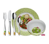 WMF Pitzelpatz service de table pour enfants 6 pièces, vaisselle pour enfants avec couverts pour enfants en acier inoxydable, à partir de 3 ans, Cromargan poli, va au lave-vaisselle