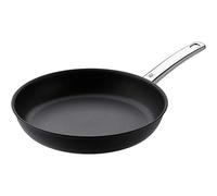 WMF Poêle à steak professionnelle de 28 cm - Poêle à steak à induction - Idéale pour saisir - Matériau multicouche - Contrôle rapide de la chaleur - Poêle grill revêtue
