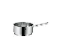 WMF Premium One Casserole à manche 16,5 cm sans couvercle, petite casserole de 1,5 l, petite casserole à pâtes, casserole à lait à induction, graduation intérieure, acier inoxydable Cromargan poli