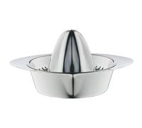 WMF Presse-agrumes Gourmet avec récipient, Ø 9 cm, Presse-agrumes Manuel pour Oranges, Citrons, Limes, Acier Inoxydable Cromargan Mat, Lavable au lave-vaisselle